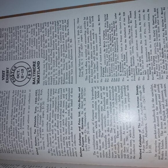 57' Two Books:The American Philatelist (Stamp Book) SC-AS IS(?Missing Pages??) - Picture 7 of 13